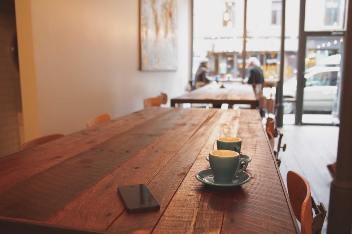 A long shared table
